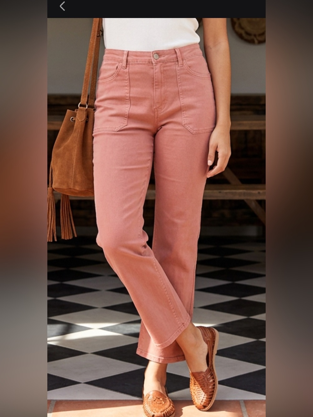Anthropologie Joie Shally High Waist Crop Utility jeans NWT size 29